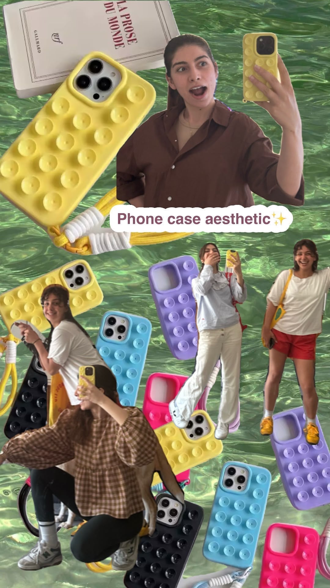 Phone case aesthetic - moi et ma meilleure amie avec les coques IDOCASE colorées