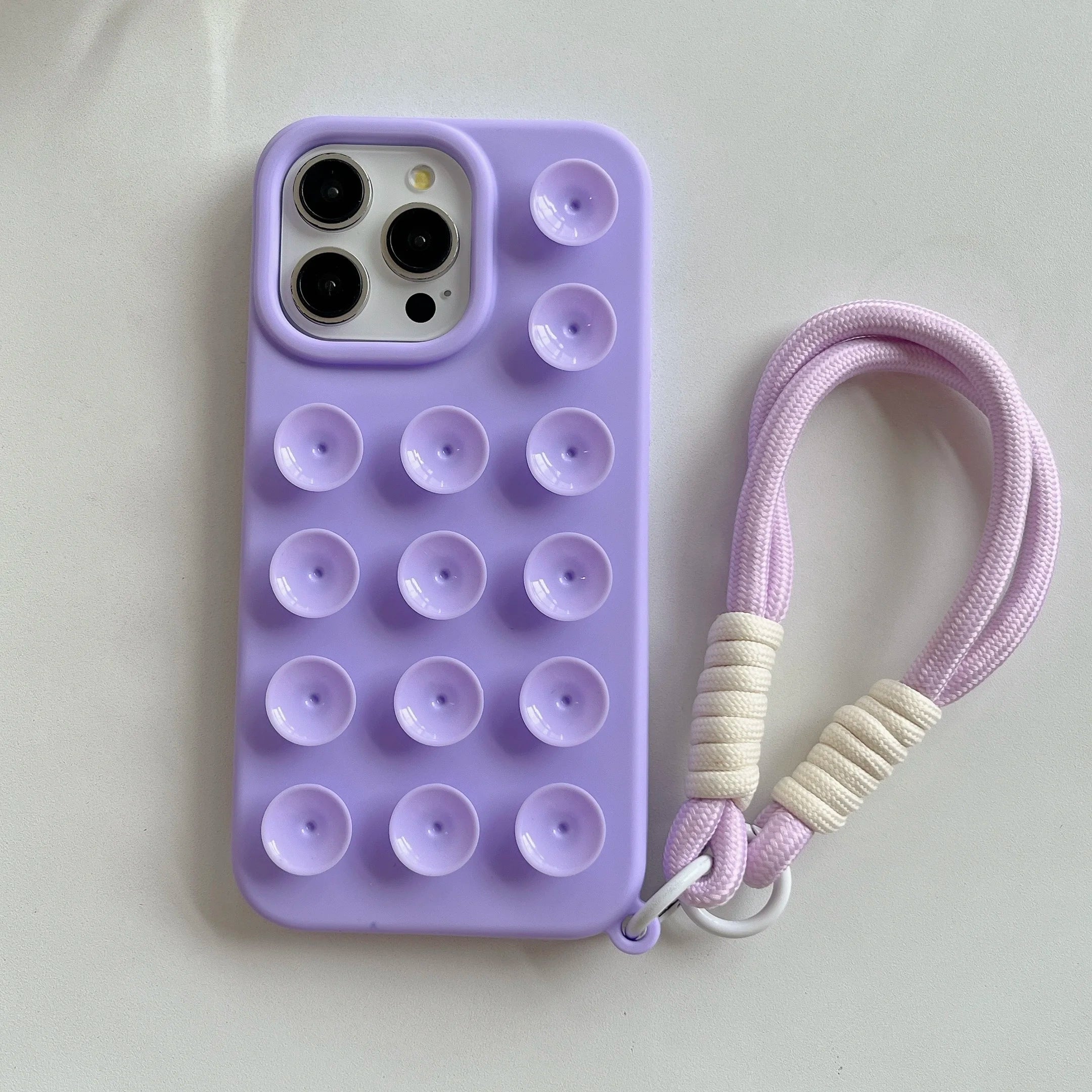Coque Ventouse IDOCASE – Silicone Colorée pour iPhone