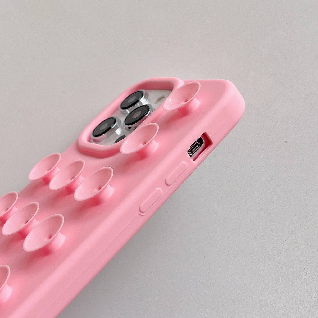 Coque Ventouse IDOCASE – Silicone Colorée pour iPhone