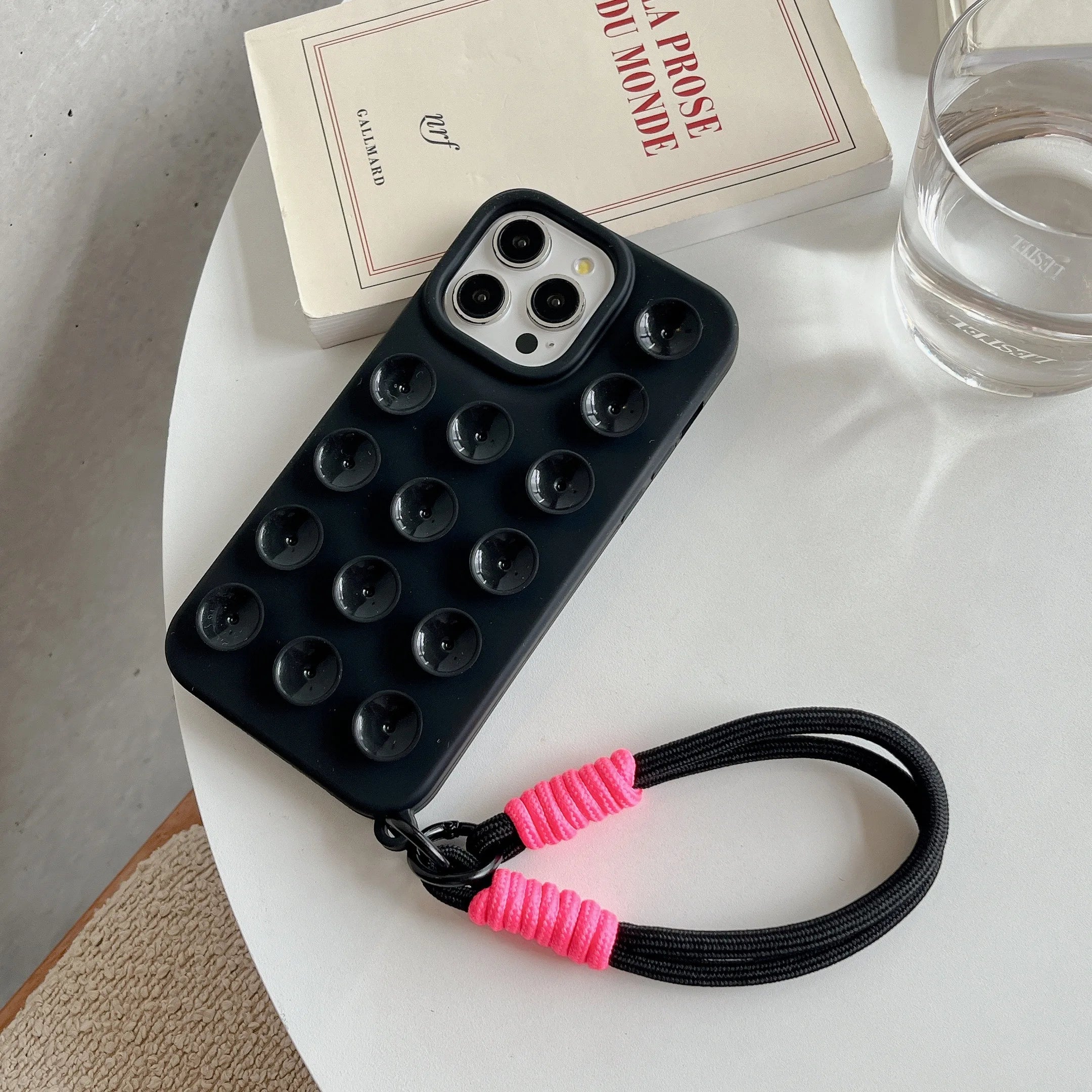 Coque Ventouse IDOCASE – Silicone Colorée pour iPhone