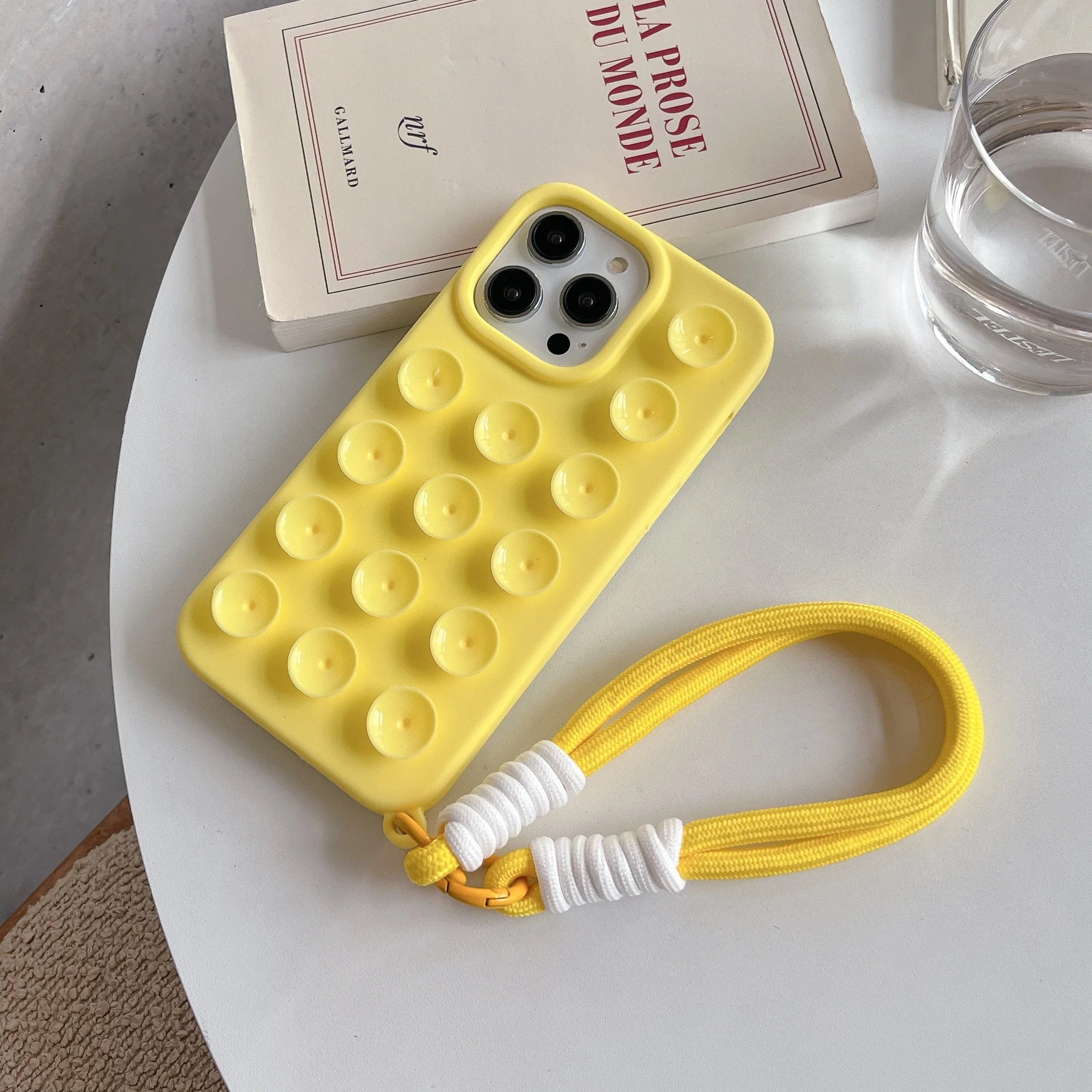 Coque Ventouse IDOCASE – Silicone Colorée pour iPhone