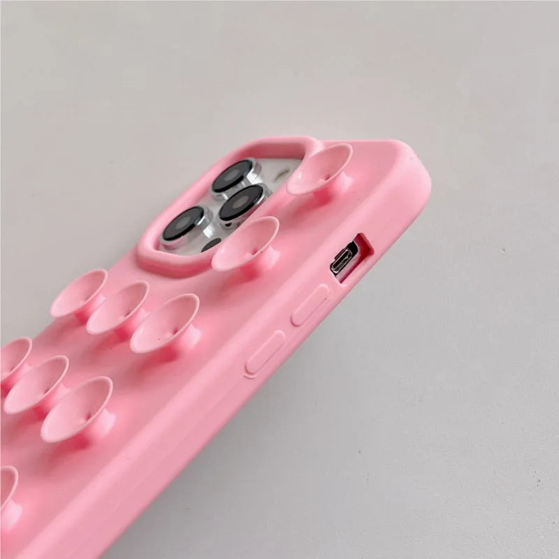 Coque Ventouse IDOCASE – Silicone Colorée pour iPhone